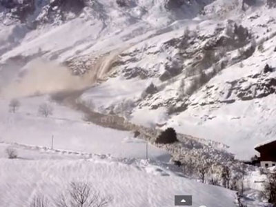 Moć prirode - snježna lavina - Foto: Screenshot/YouTube