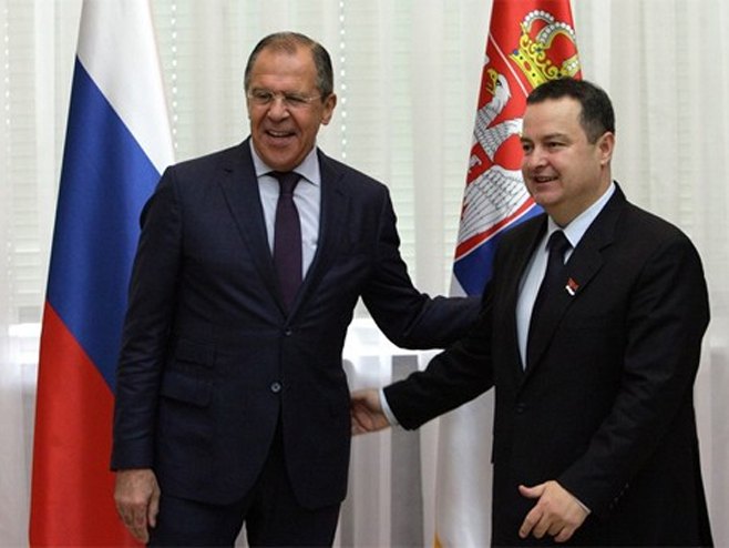 Ministar Ivica Dačić i šef ruske diplomatije Sergej Lavrov - Foto: RTS