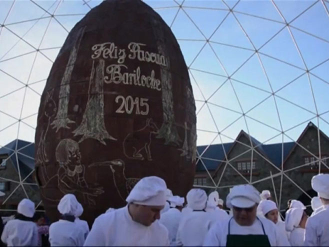 Argentina: Gigantsko uskršnje jaje - Foto: Screenshot