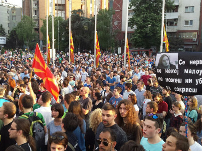 Protesti u Makedoniji (foto: www.24online.mk - B. Grdanoski) - 
