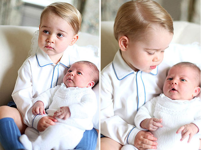 Princ DŽordž i princeza Šarlota (Foto: HRH The Duchess of Cambridge / Kensington Palace Twitter Feed) - 