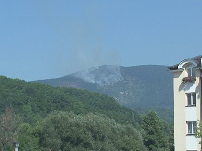 Požar na Trebeviću - Foto: RTRS