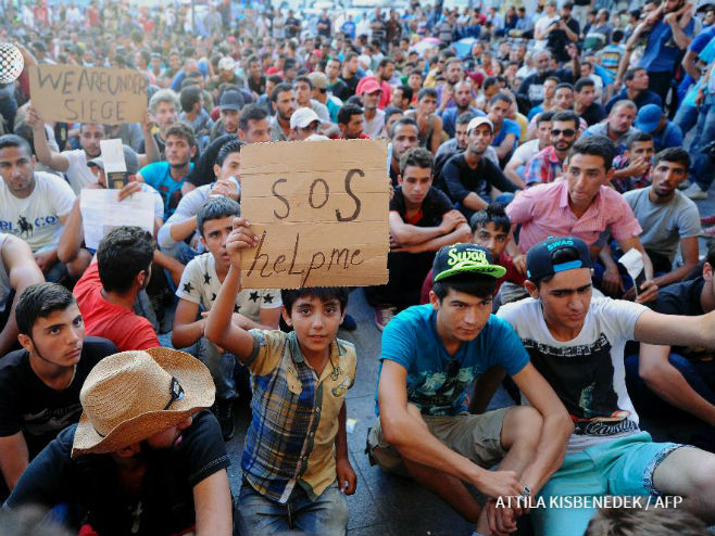 Izbjeglice u Mađarskoj - Foto: AFP