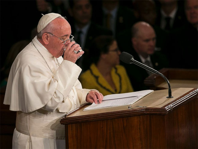 Papa u američkom Kongresu - Foto: AP