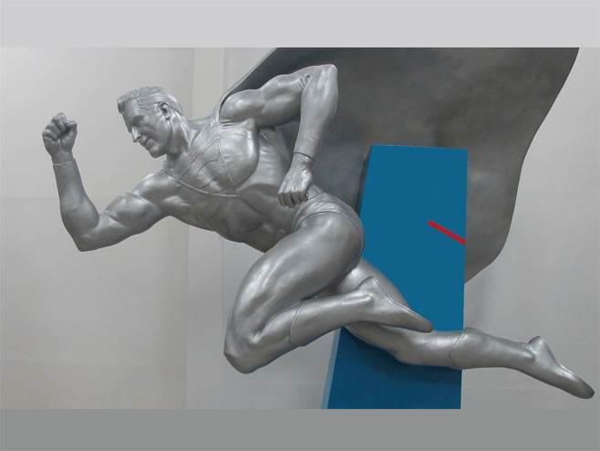 Statua Supermena skulptora Dejvida Deminga (Foto:  Look Strategies) - 
