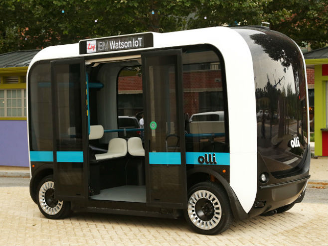 Oli, autobus napravljen putm 3D štampačem (Foto: techcrunch.com) - 