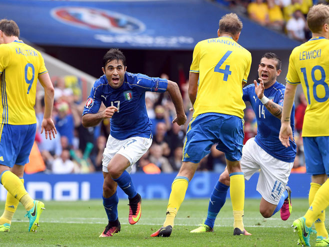 Italija - Švedska (Foto: epa/Daniel Dal Zennaro) - 