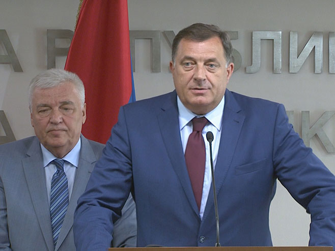 Milorad Dodik i Marko Pavić, arhiv - Foto: RTRS