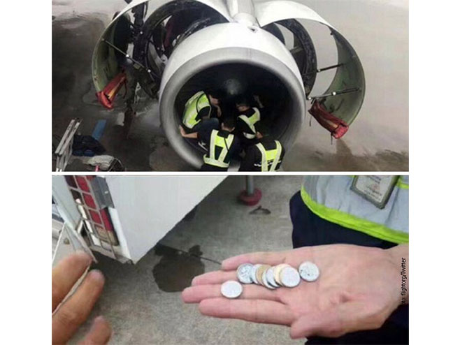 Starija putnica ubacila novčiće „za sreću“ u motor aviona - Foto: RTS