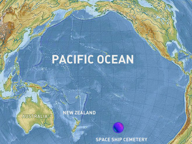 Tihi okean, "groblje" svemirskih letjelica - Foto: RT