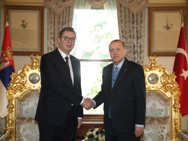 Vučić i Erdogan - Foto: TANЈUG