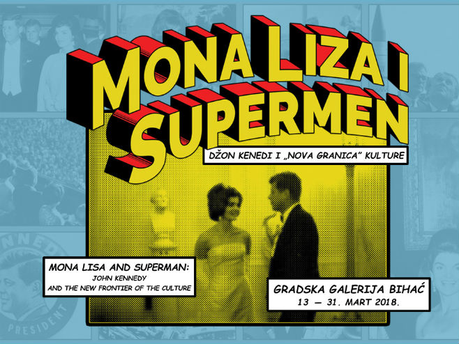 Izložba "Mona Liza i Supermen: DŽon Kenedi i Nova granica kulture" u Bihaću - Foto: RTRS