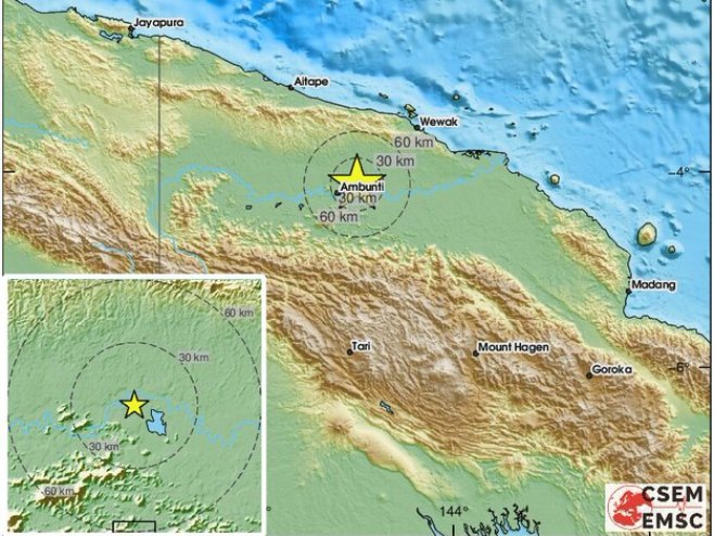 Papua Nova Gvineja, zemljotres (foto: https://twitter.com/LastQuake) - 