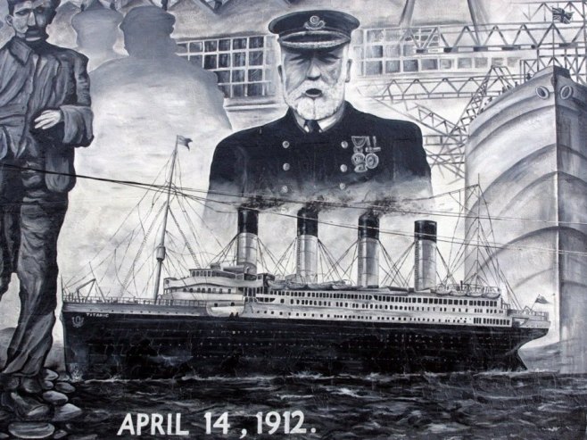Mural kapetana Titanika (Foto: EPA/PAUL MCERLANE/ilustracija) - 